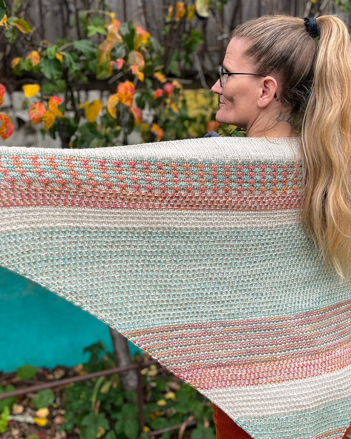 Yarn Kit – Favn Shawl by May Linn Bang