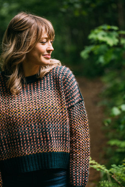 Yarn Kit – Tessellated Pullover by Andrea Mowry