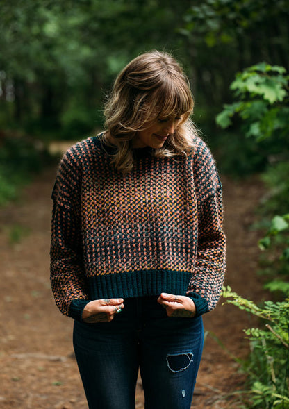 Yarn Kit – Tessellated Pullover by Andrea Mowry