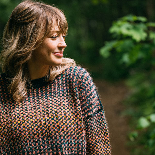 Knit with Attitude: Yarn Kit – Tessellated Pullover by Andrea Mowry