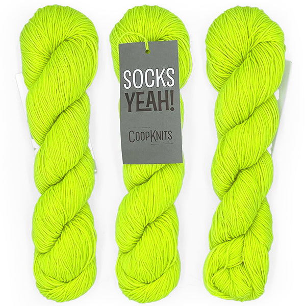 CoopKnits: Socks Yeah! Neon – 1001 Helium