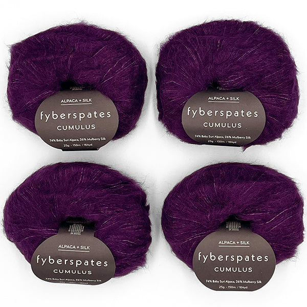 Fyberspates: Cumulus – Aubergine 922