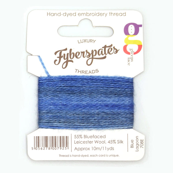 Fyberspates: Gleem Lace Embroidery Thread - Blue Lagoon 708E