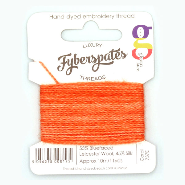 Fyberspates: Gleem Lace Embroidery Thread - Coral 737E