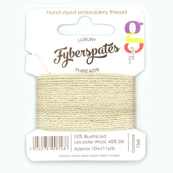 Fyberspates: Gleem Lace Embroidery Thread - Oatmeal 736E