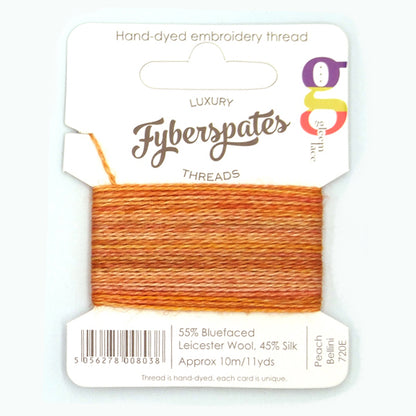 Fyberspates: Gleem Lace Embroidery Thread - Peach Bellini 720E