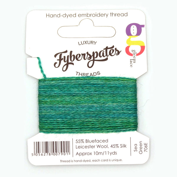 Fyberspates: Gleem Lace Embroidery Thread - Sea Green 706E