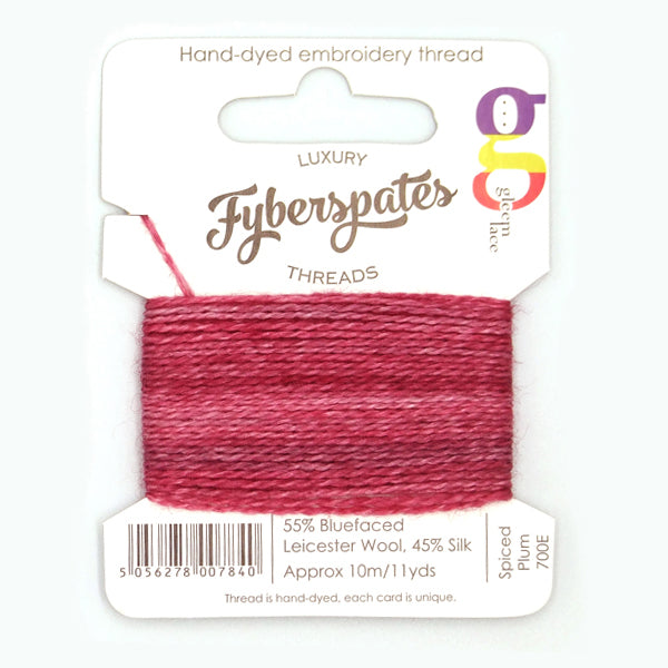 Fyberspates: Gleem Lace Embroidery Thread - Spiced Plum 700E 