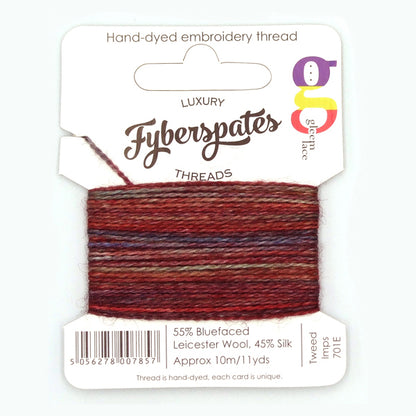 Fyberspates: Gleem Lace Embroidery Thread - Tweed Imps 701E