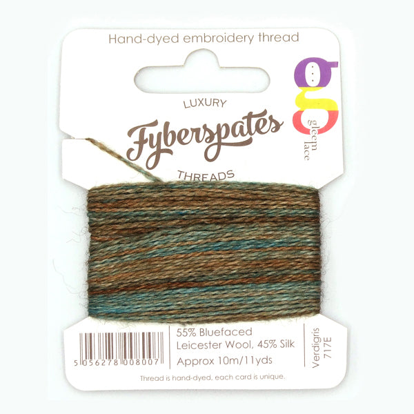 Fyberspates: Gleem Lace Embroidery Thread - Verdegris 717E