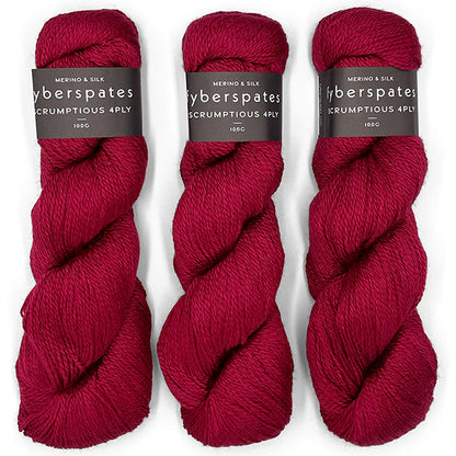 Fyberspates: Scrumptious 4Ply/Sport – 301 Cherry