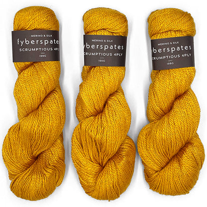 Fyberspates: Scrumptious 4Ply/Sport – 302 Gold