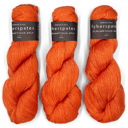 Fyberspates: Scrumptious 4Ply/Sport – 324 Persimmon