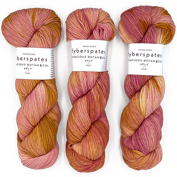 Fyberspates: Vivacious Botanical 4Ply – Rhubarb Ginger 677