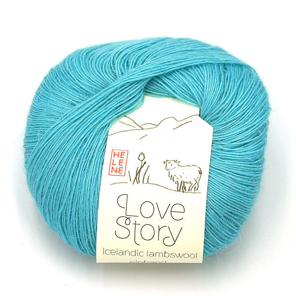 Hélène Magnússon: Love Story Einband - Glacier Turquoise