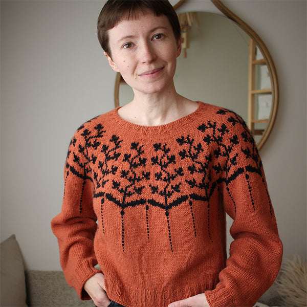 Knit with Attitude: Yarn Kit - Soft & Fussy, Helica Pullover by Teti Lutsak