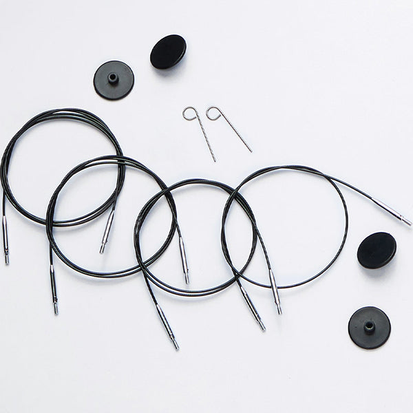 KnitPro: Black Interchangeable Cables