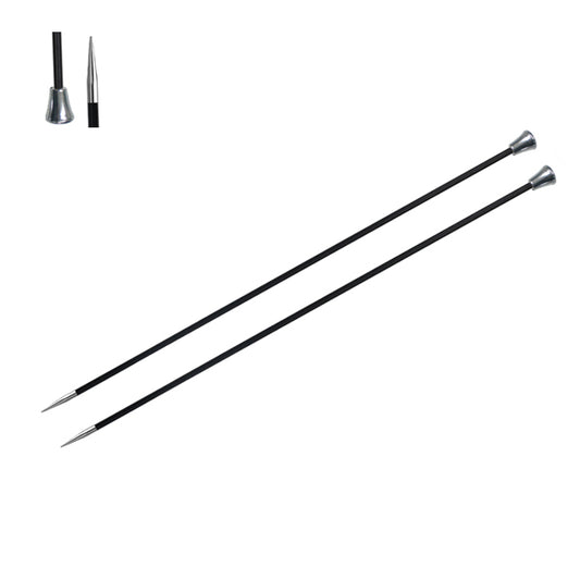 KnitPro: Karbonz Straight Needles 35cm-2.5 mm / UK- / US1.5