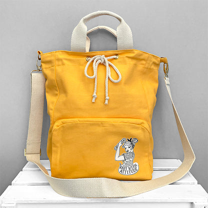 Knit with attitude: KWA Crossbody - Yellow