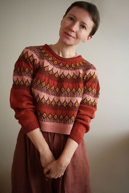 Yarn Kit – Mokosh Pullover by Teti Lutsak