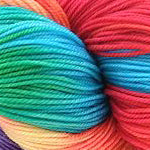 Multicoloured knitting yarns