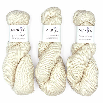 Pickles: Tjukk Merino - Ubleket