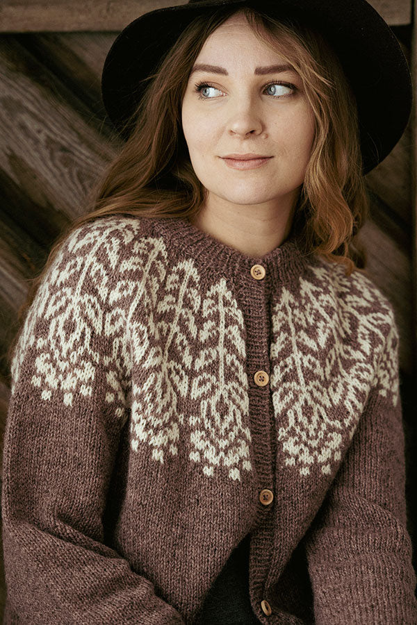 Yarn Kit – The Blue Bird Cardigan by Ronja Hakalehto