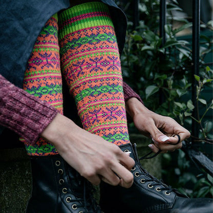 Knit with Attitude Yarn Kit - Anniversary Collection - Sockitude Knee Highs by Julie Knits in Paris