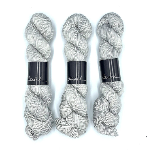 Stranded Dyeworks: BFL Nylon – First Frost