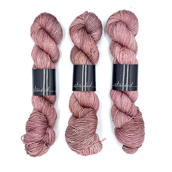 Stranded Dyeworks: BFL Nylon – Grubby Pink