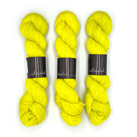 Stranded Dyeworks: BFL Nylon – Limoncello