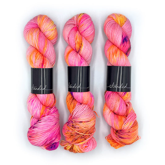 Stranded Dyeworks: BFL Nylon – Piñata