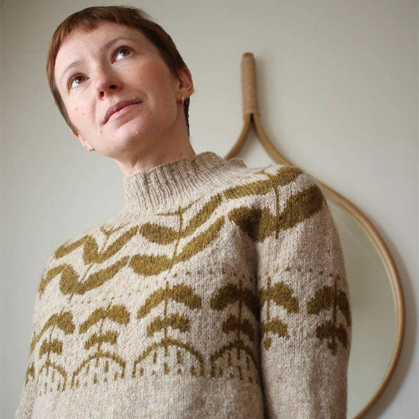 Knit with Attitude: Yarn Kit - Polina Pullover by Teti Lutsak