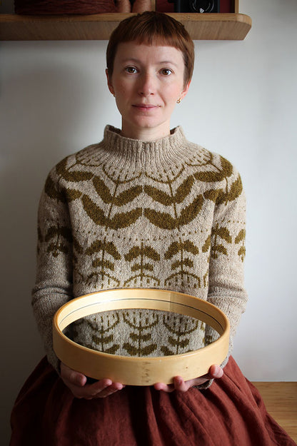 Yarn Kit - Polina Pullover by Teti Lutsak