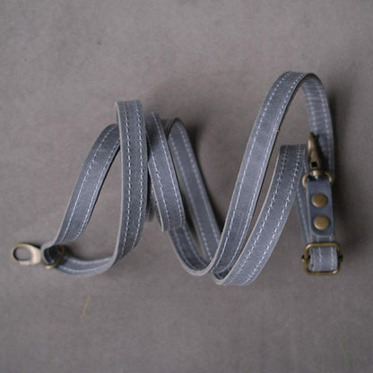 Leather Brass Shoulder Strap