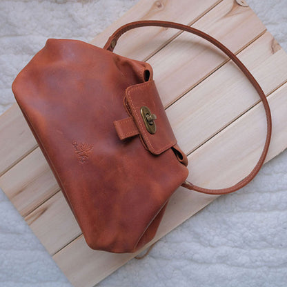 Leather Pop Up Bag