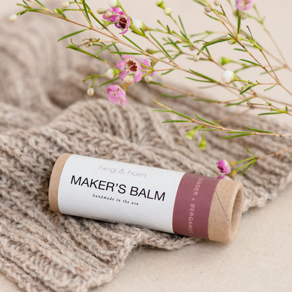 Twig & Horn: Maker's Hand Balm - Ginger + Bergamot