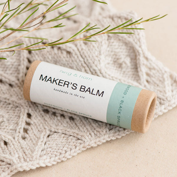 Twig & Horn: Maker's Hand Balm - Rosewood + Black Spruce