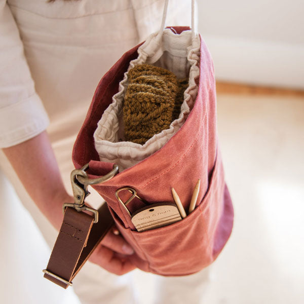 Twig & Horn Waxed Canvas Bucket Bag