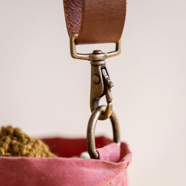 Twig & Horn Waxed Canvas Bucket Bag