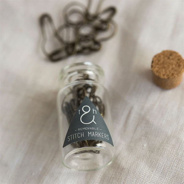 Twig & Horn: Removable Stitch Markers - Gunmetal