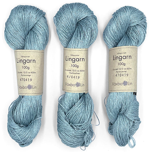 Växbo Lin: Lingarn 12/2 – Light Blue