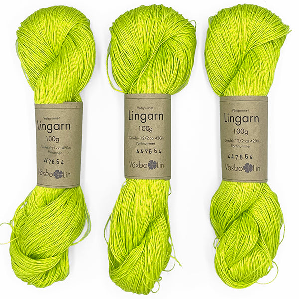 Växbo Lin: Lingarn 12/2 – Lime