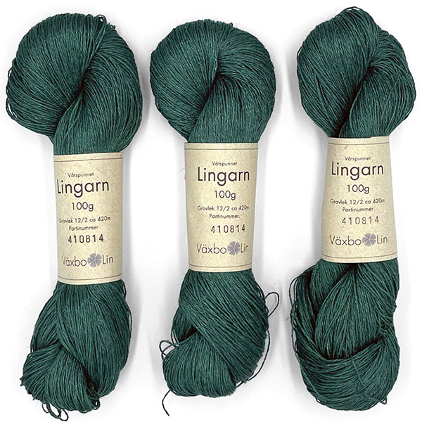 Växbo Lin: Lingarn 12/2 – Moss Green