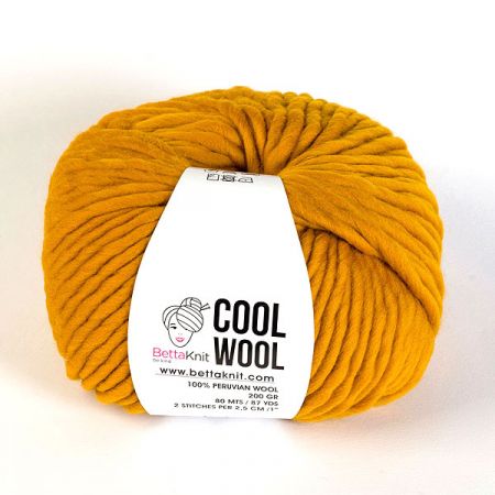 BettaKnit: Cool Wool – Mustard Yellow