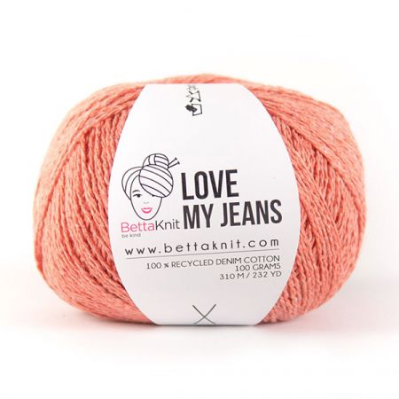 BettaKnit: Love My Jeans – Coral