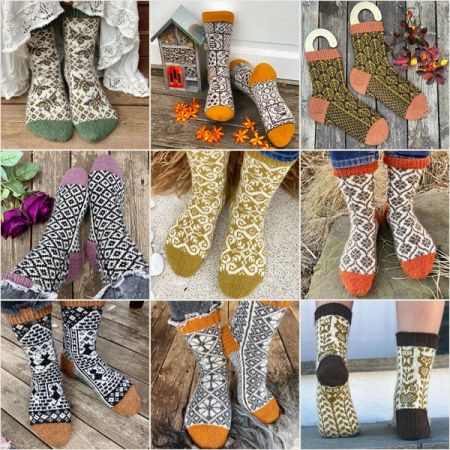 Yarn Kits for Birkebolla Strikk Socks