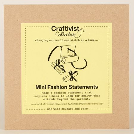 Craftivist Collective: Mini Fashion Statements Kit