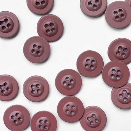 Dirty Pink colour metal button