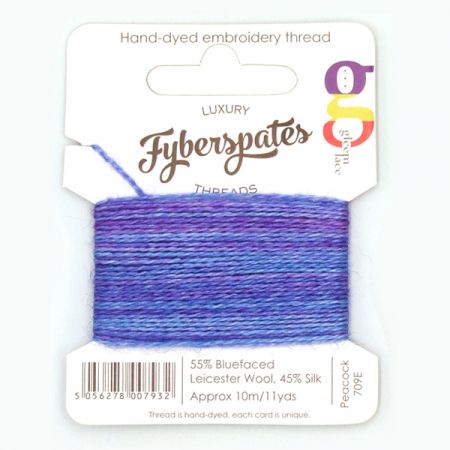 Fyberspates: Gleem Lace Embroidery Thread - Peacock 709E